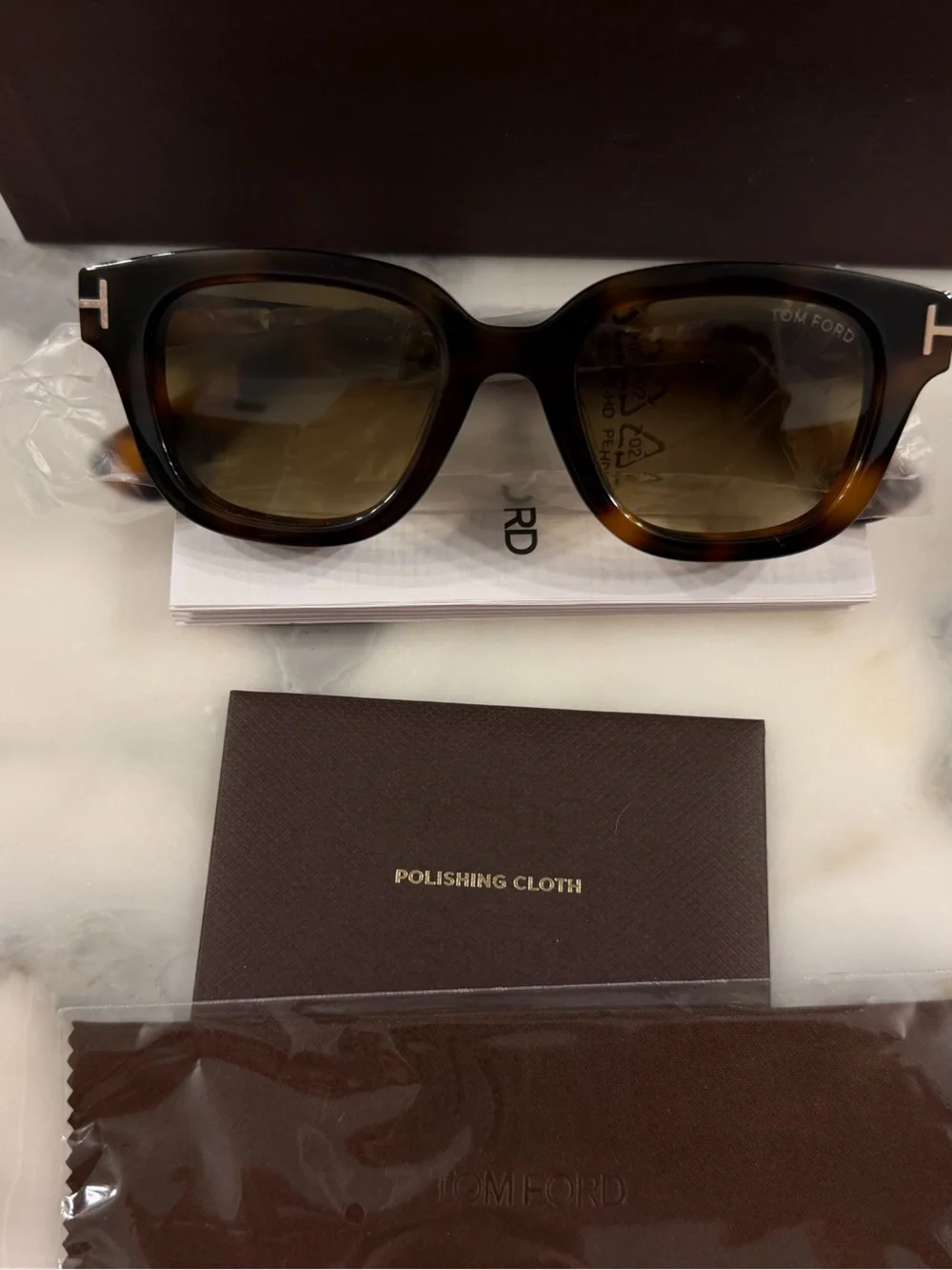 Tom Ford Tortoiseshell Brown Gradient Sunglasses ft1274